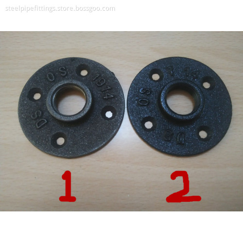 Iron decorative pipe flange